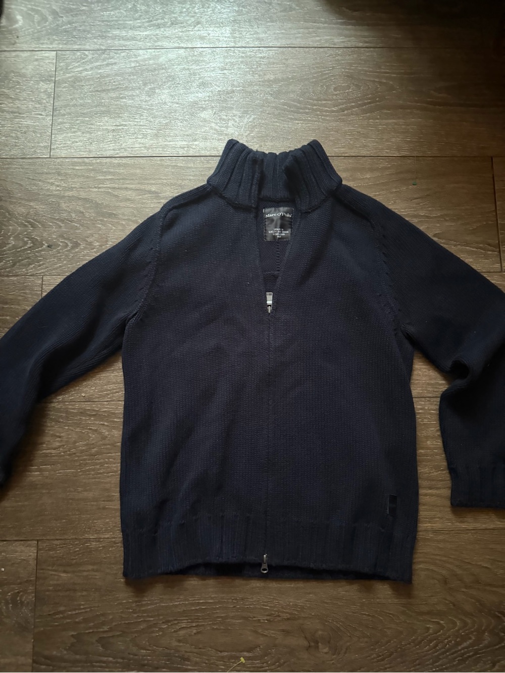 Half-Zip Navy Men's Sweater